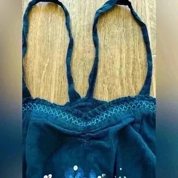 Abercrombie & Fitch Vintage Embroidered Romper Crochet RN75604 AMF 143154 Small - Picture 5 of 9